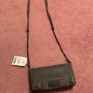 Charcoal cross body bag